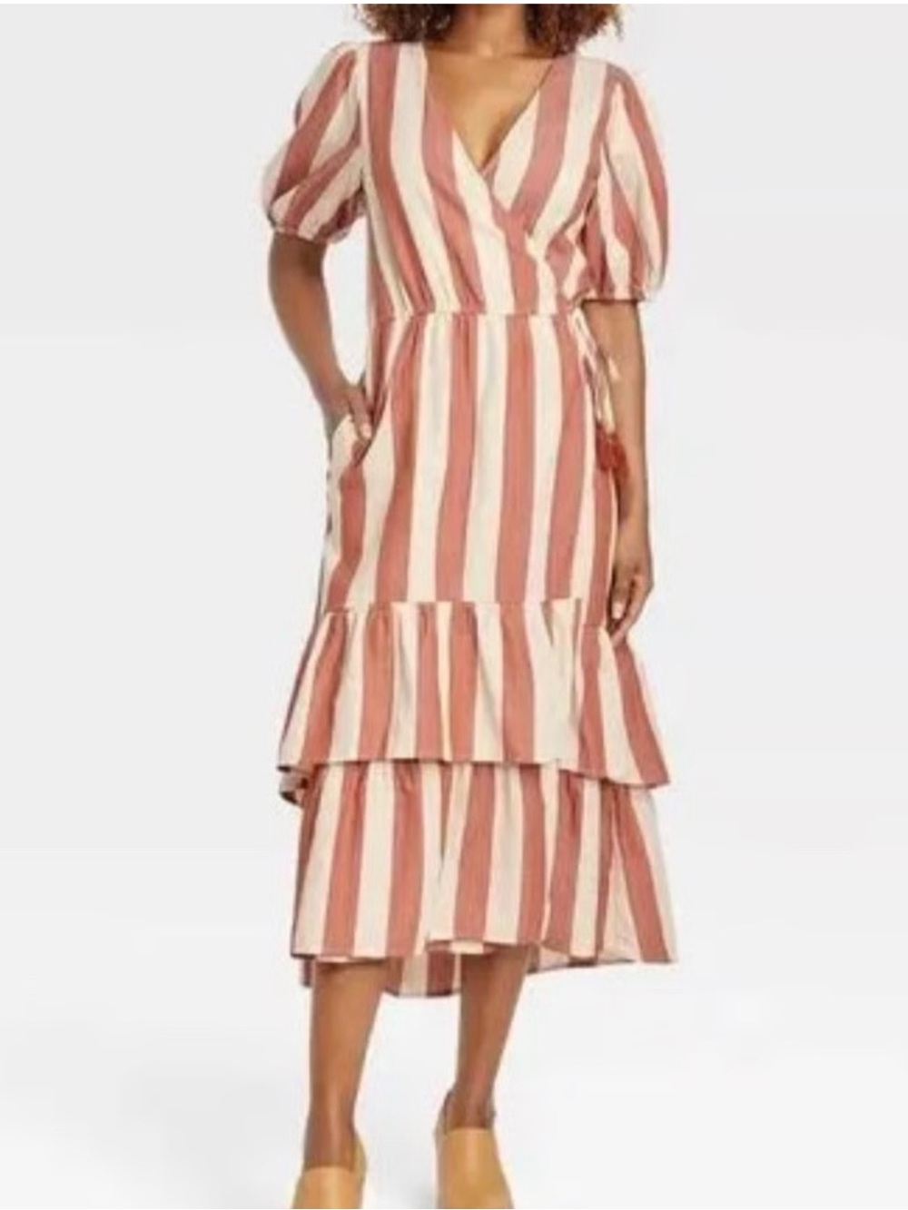 Knox Rose Target Wrap Midi Dress XS